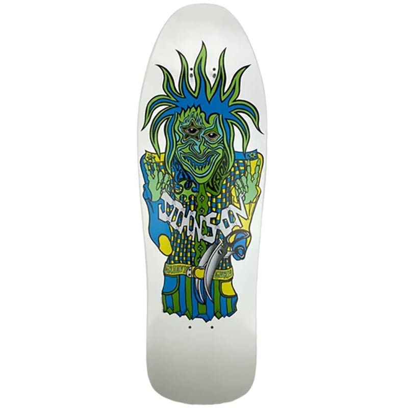Vision 9.5 x 30.5 Joe Johnson Groovy Guru Reissue (WHITE DIP) Skateboard Decks