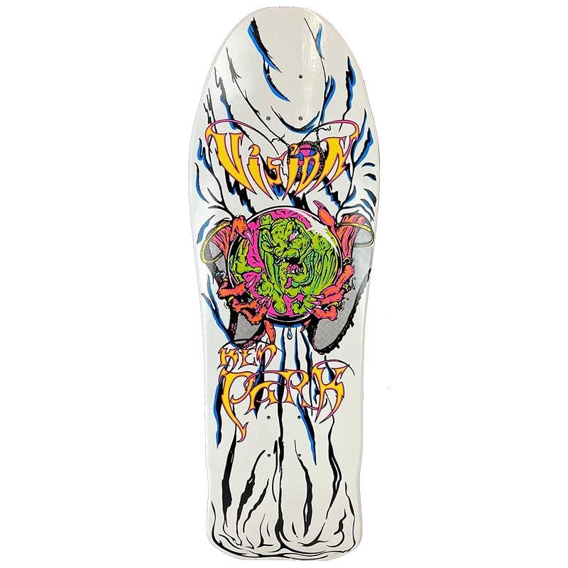 Vision 9.75 x 30 Ken Park Crystal Ball (WHITE DIP) Skateboard Deck