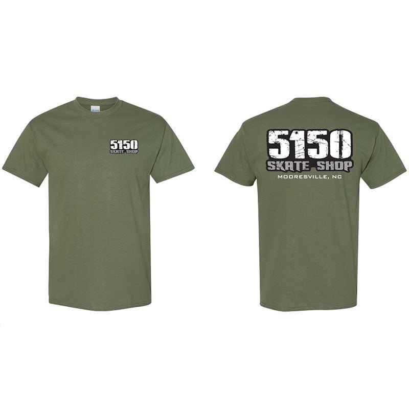 5150 Skate Shop Army Green NEW T-Shirts