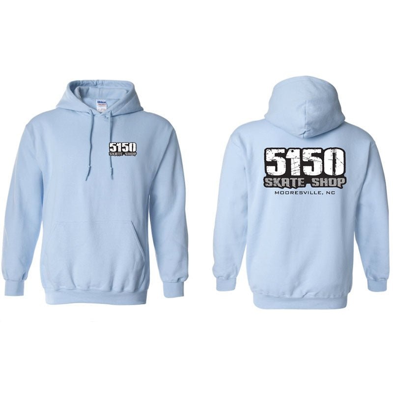 5150 Skate Shop Blue Hoodies|Small|Medium|Large|X-Large|2X-Large|3X-Large|4X-Large