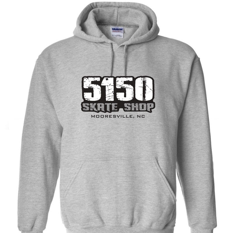 5150 Skate Shop Gray Hoodies|Small|Medium|Large|X-Large|2X-Large|3X-Large
