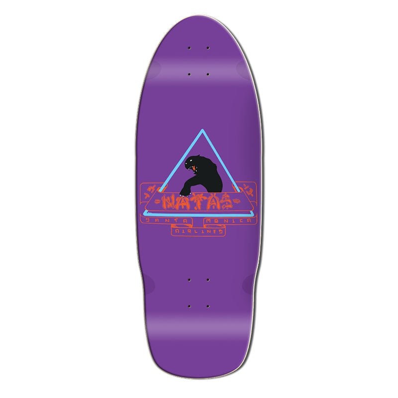 Santa Monica Airlines 10 x 29 Purple Dip Natas (SMA) Skateboard Deck