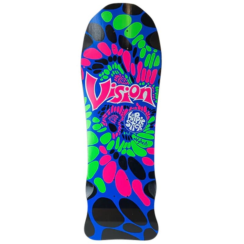 Vision 10 x 30 Hippie Stick Black Skateboard Deck