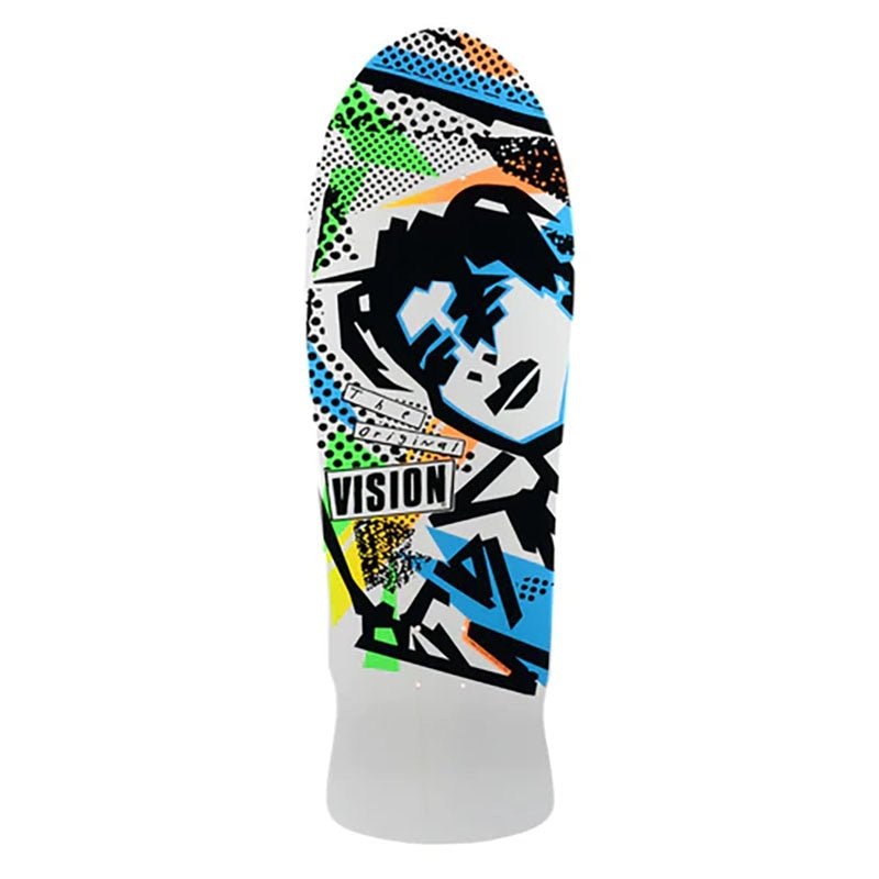 Vision 10 x 30 Original MG (WHITE DIP) Skateboard Deck