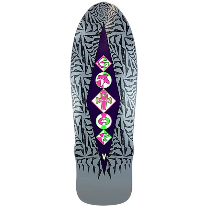 Vision 10 x 31 (GREY DIP) Gator Ramp Skateboard Deck