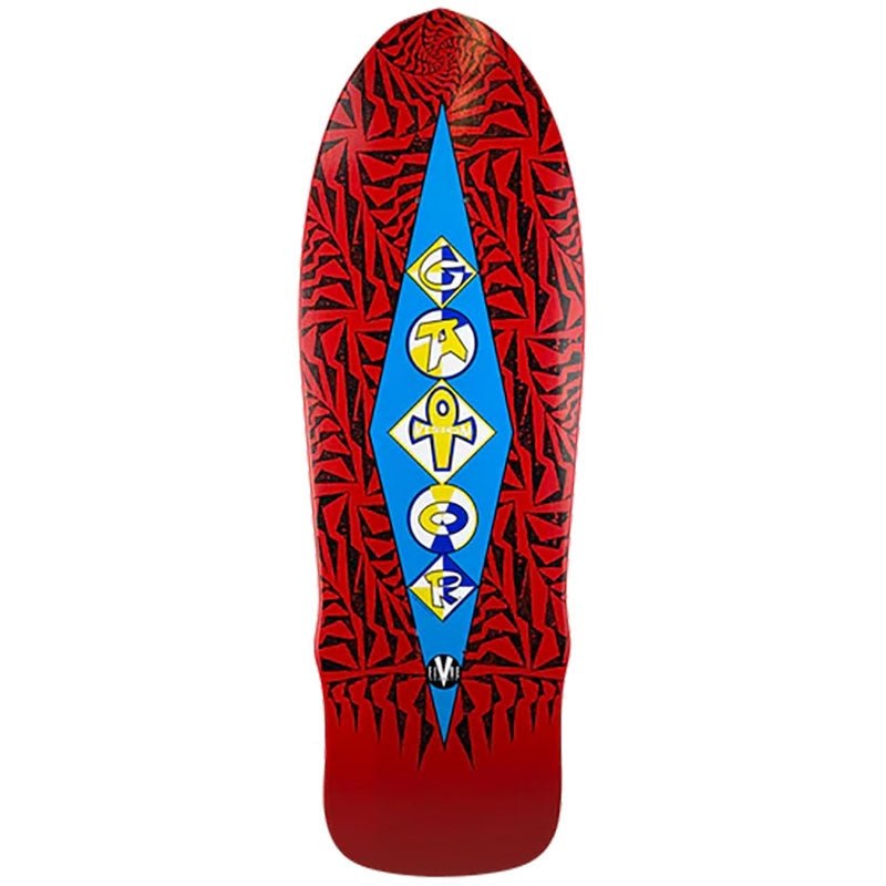 Vision 10 x 31 (RED DIP) Gator Ramp Skateboard Deck