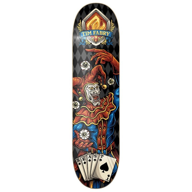 Z-East 8.25 x 31.875 Bad Jester T.F Skateboard Deck