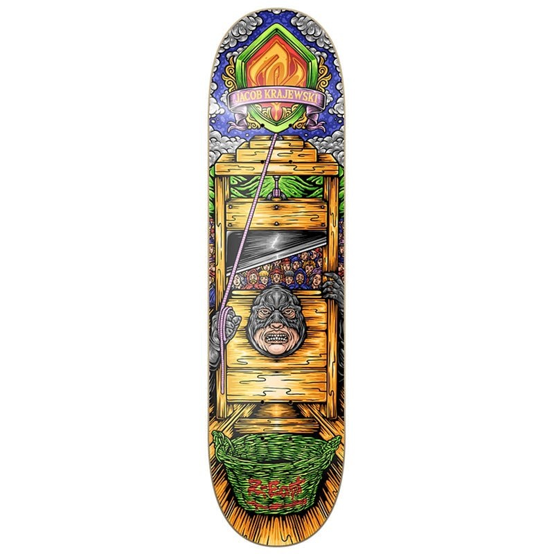 Z-East 8.375 x 31.625 Self Execute, J.K Skateboard Deck