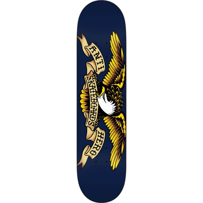 Anti-Hero 8.5 x 31.8 Classic Navy Blue Eagle Skateboard Deck