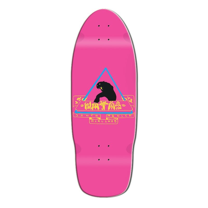 Santa Monica Airlines 10 x 29 Pink Natas (SMA) Skateboard Deck Series 02