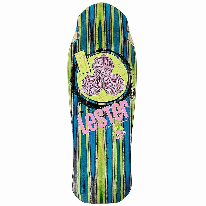 Tracker 10-3/8 x 30.5 Lester Kasai Oak Leaf Limited Swirl Skateboard Deck (#A-3)