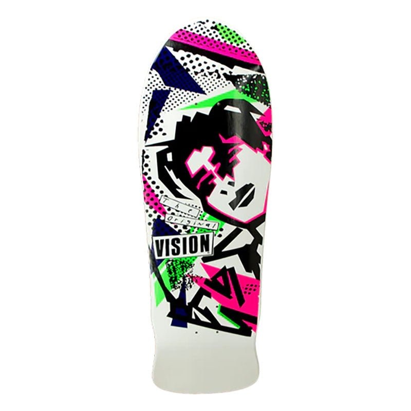 Vision 10 x 30.25 MG Modern Concave WHITE DIP Skateboard Deck