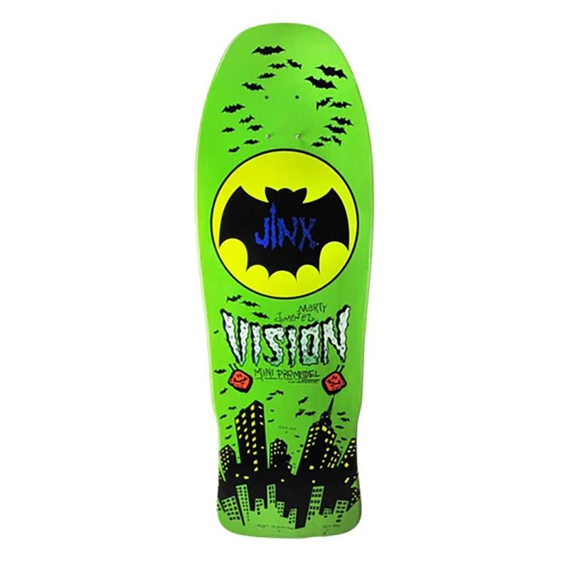Vision 10x 30.25 Jinx Mini Pro Model Modern Concave (LIME DIP) Skateboard Deck