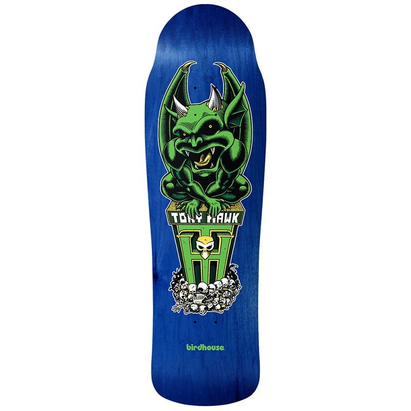 Birdhouse 9.75 x 32 HAWK GARGOYLE Shaped Skateboard Deck