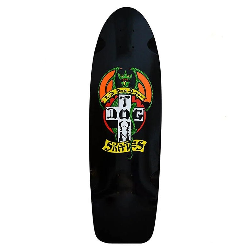 Dogtown 9 x 30 Red Dog OG 70s Classic BLACK DIP Skateboard Deck