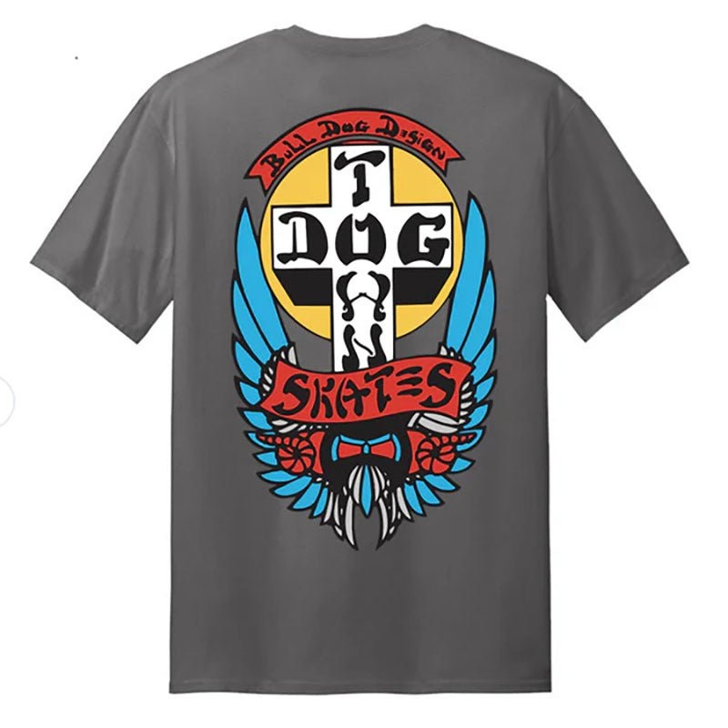 Dogtown Bull Dog OG 70s Charcoal T-Shirt