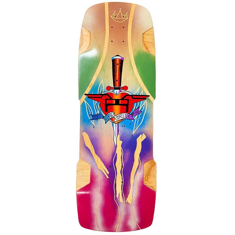 Santa Monica Airlines 11 x 33 WES HUMPSTON Shaped (SMA) Exclusive Custom Skateboard Deck