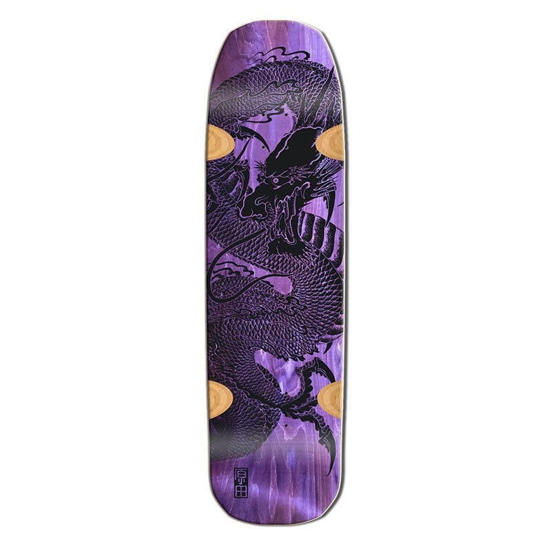 Santa Monica Airlines Series 3 Limited 9 x 32.25 Purple Stain BENNETT HARADA DRAGON Skateboard Deck