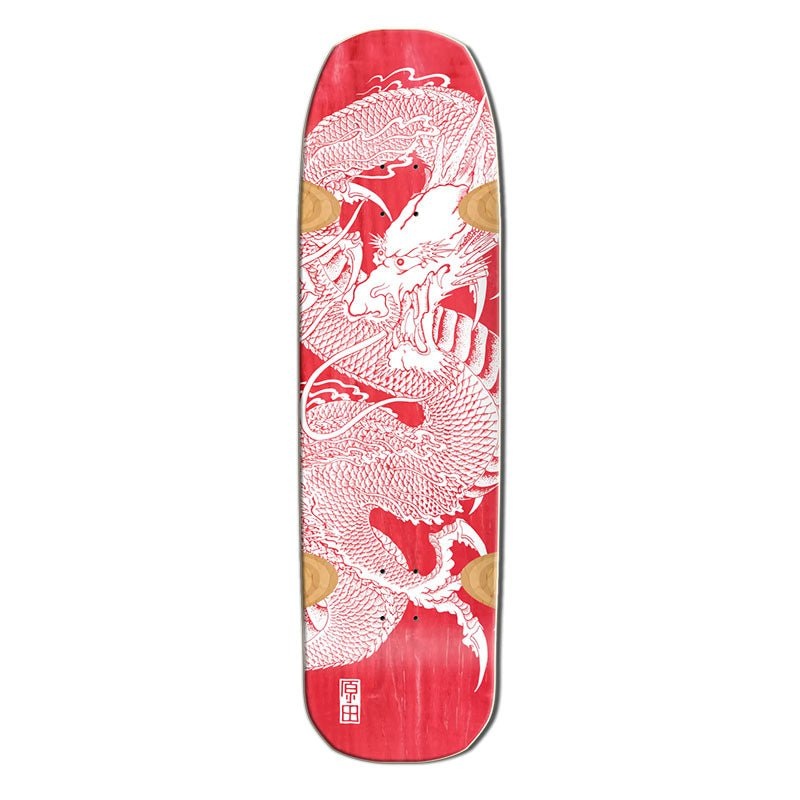 Santa Monica Airlines Series Limited 3 9 x 32.25 Red Stain BENNETT HARADA DRAGON Skateboard Deck