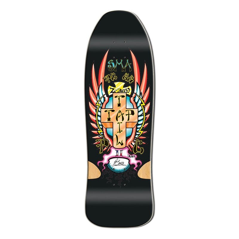 Santa Monica Airlines Series Three 30 x 9.5 PC BLACK FORMICA Skateboard Deck