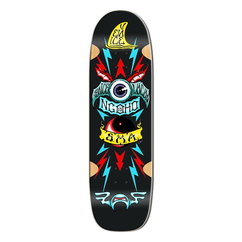 Santa Monica Airlines Series Three 9.5 x 33.75 NGOHO BLACK FORMICA Skateboard Deck