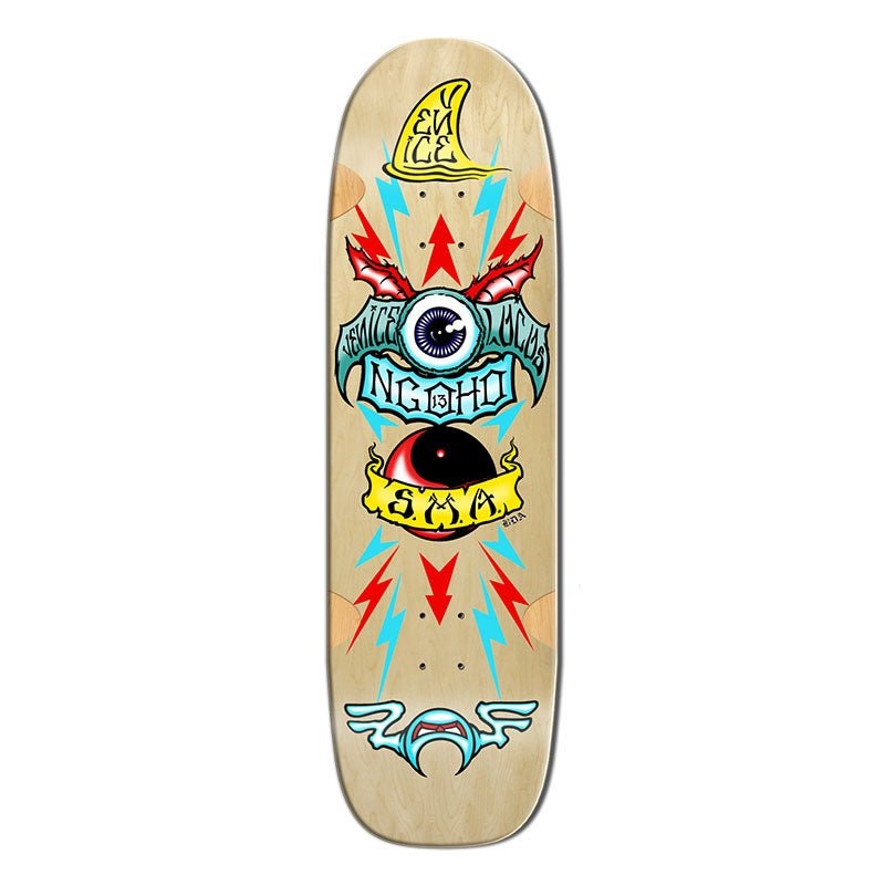 Santa Monica Airlines Series Three 9.5 x 33.75 NGOHO Natural Stain Skateboard Deck