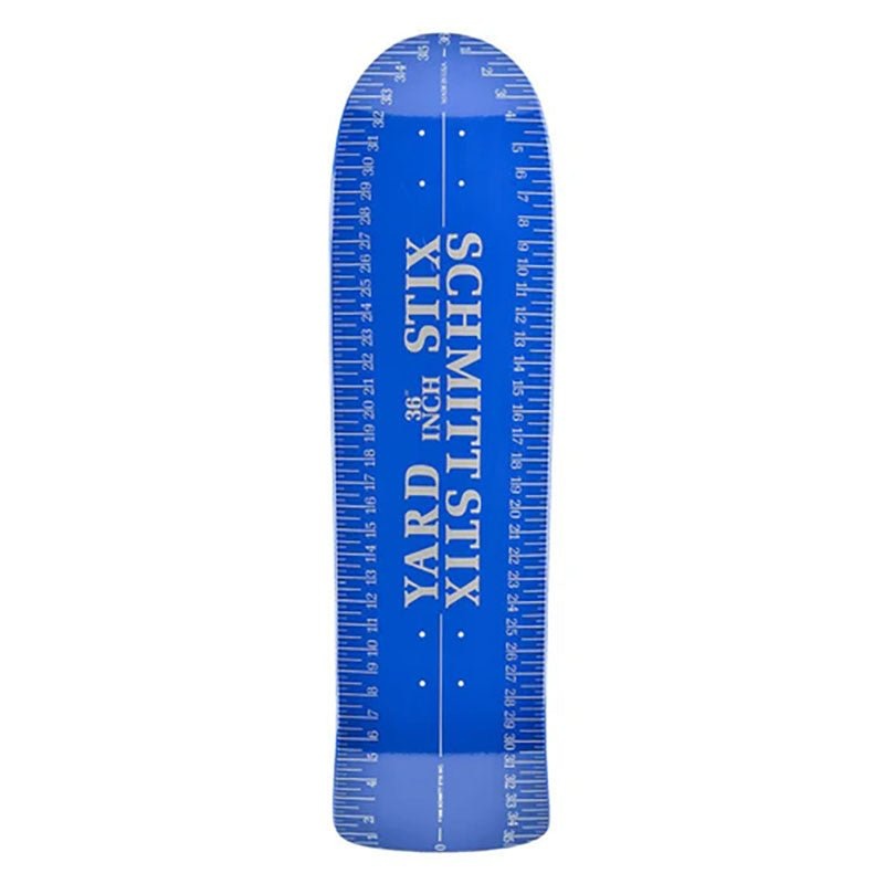 Schmitt Stix 9.625 x 36 Yard Stick BLUE Re-Issue Skateboard Deck