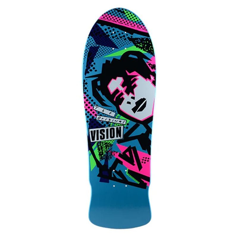 Vision 10 x 30 Original MG (BLUE/PINK DIP) Skateboard Deck