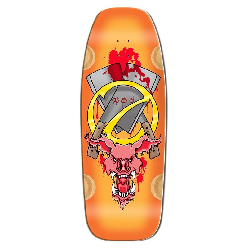 Bull Dog Skates 12 x 33 EVIL PIG ORANGE Skateboard Deck