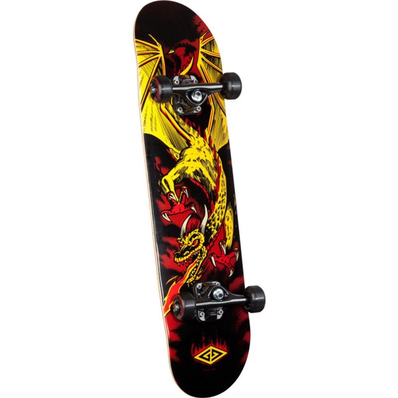 Powell  7.625 x 31.625 Golden Dragon Flying Dragon 2 Complete Skateboard