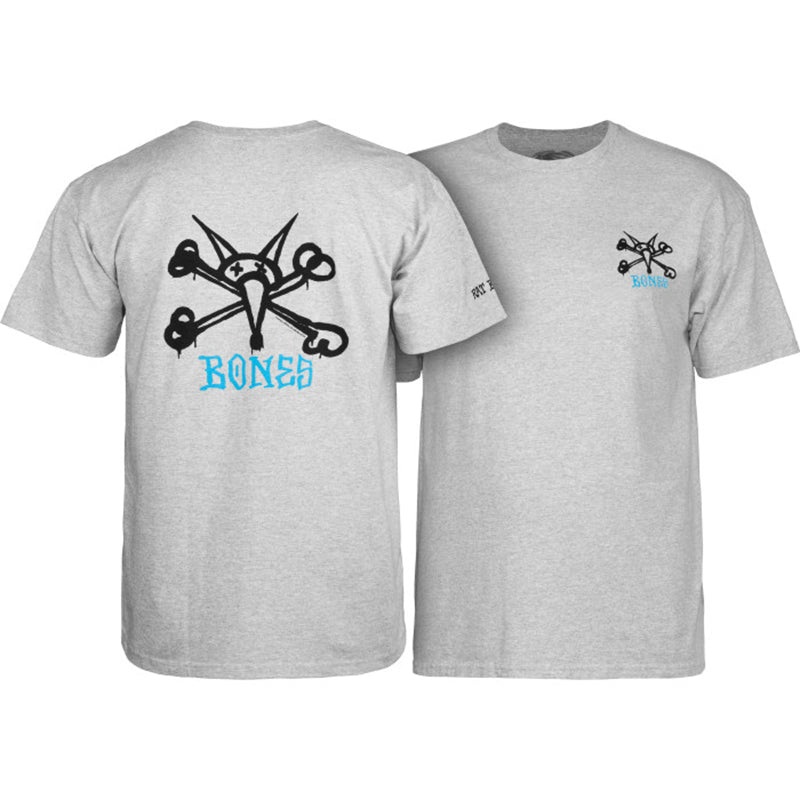 Powell Peralta Rat Bones Athletic Heather 3X-LARGE Short Sleeve T-shirt