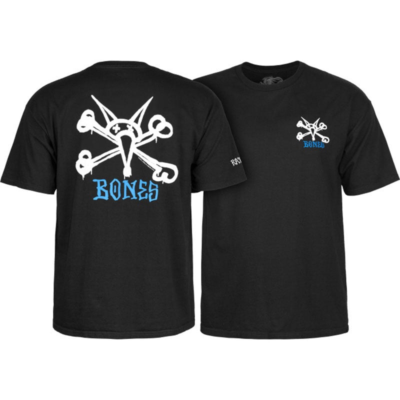 Powell Peralta Rat Bones Black T-shirts