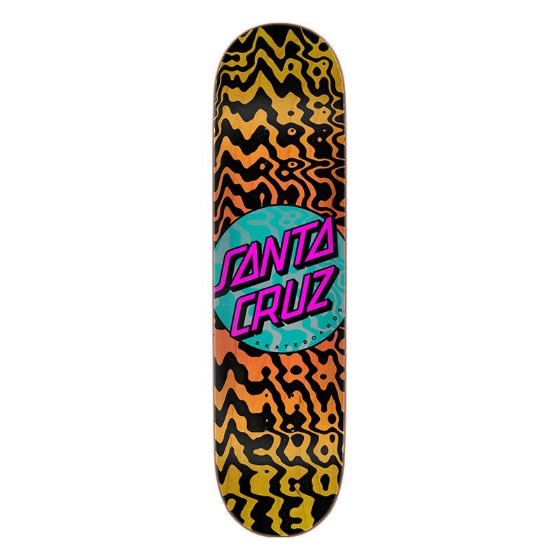 Santa Cruz 8.125 x 31.7 Zebra Marble Dot 7 Ply Birch Skateboard Decks