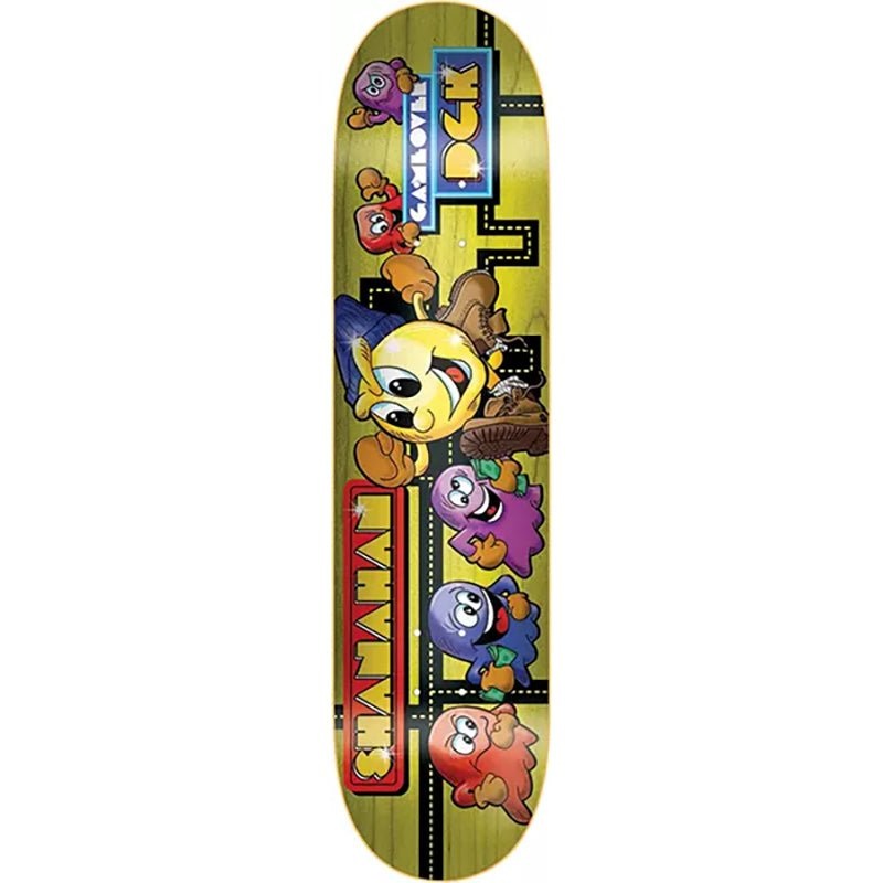 DGK 8.25 JOHN SHANAHAN Game Over Pac Man Skateboard Deck