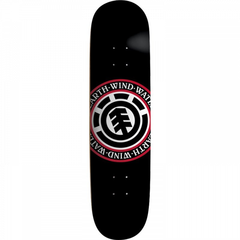 Element 8.25 x 31.933 SEAL Black Skateboard Deck