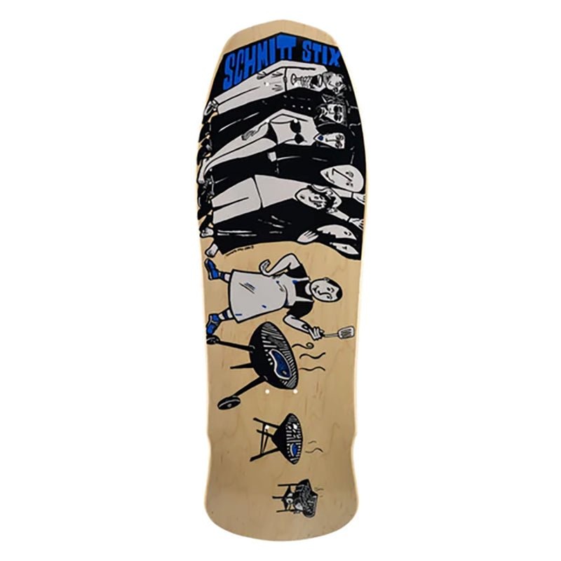 Schmitt Stix 10.125 x 30.625 Joe Lopes BBQ NATURAL Skateboard Deck