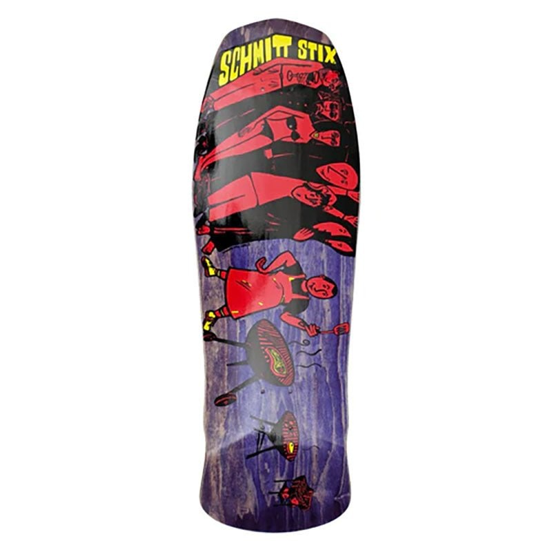 Schmitt Stix 10.125 x 31 Joe Lopes BBQ Modern Concave (PURPLE STAIN) Skateboard Deck