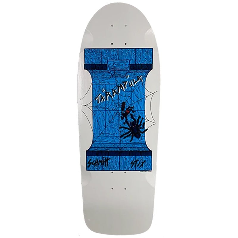 Schmitt Stix 10 x 29.5 Tarampula Re-issue WHITE DIP Skateboard Deck