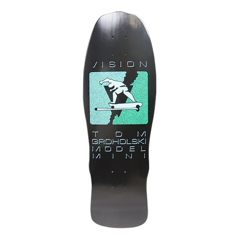 Vision 9.5 x 29.125 Groholski Hurricane Mini Black Dip Skateboard Deck