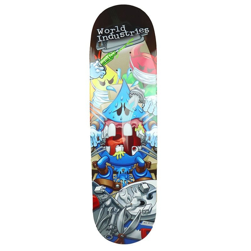 World Industries 8.5 Toothache Skateboard Deck