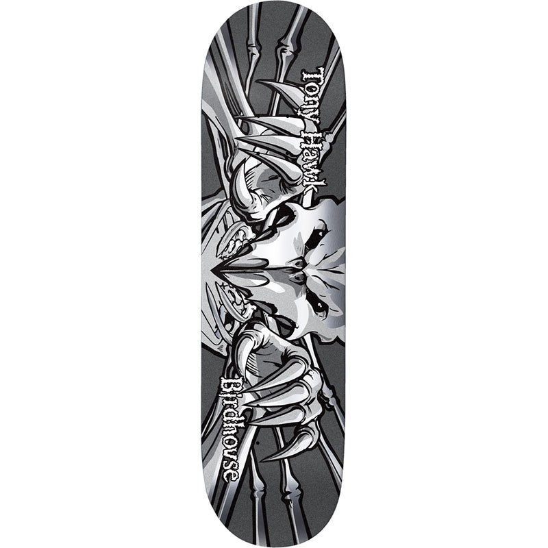 Birdhouse 8.0 x 31.5 Tony Hawk Falcon 3 Gunmetal Skateboard Deck