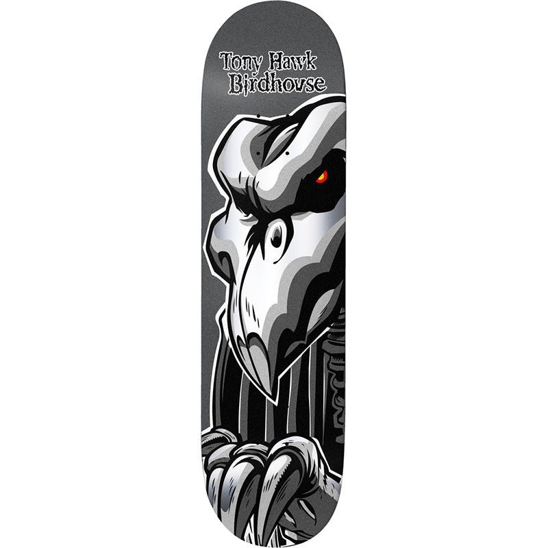 Birdhouse 8.5 Tony Hawk Falcon 2 Gunmetal Skateboard Deck