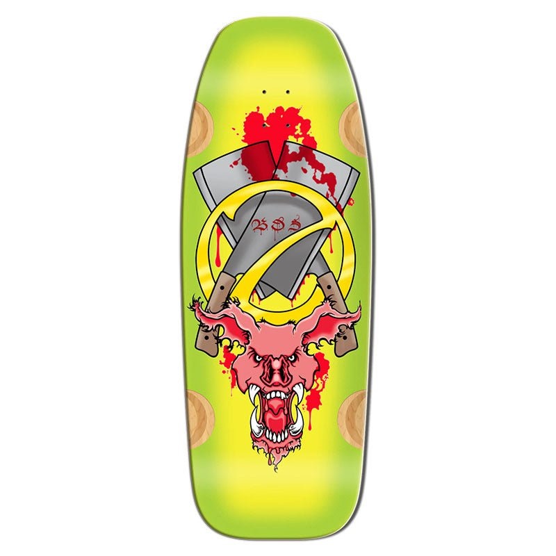 Bull Dog Skates 12 x 33 EVIL PIG GREEN Skateboard Deck