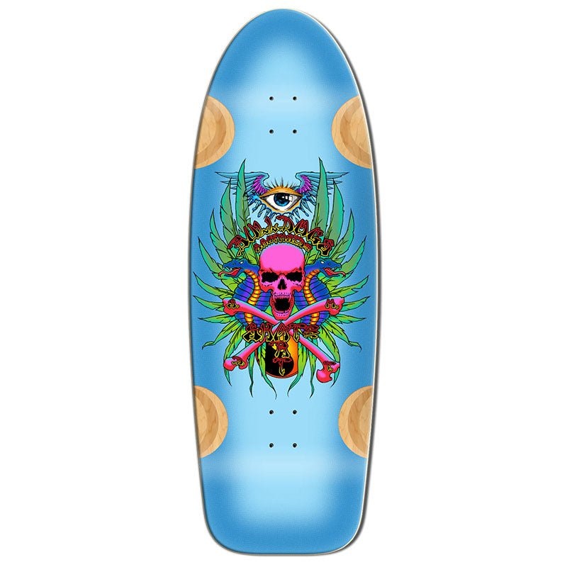 Bull Dog Skates 12 x 35 BEAMER 12 BLUE Skateboard Deck