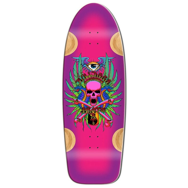 Bull Dog Skates 12 x 35 BEAMER 12 PINK Skateboard Deck