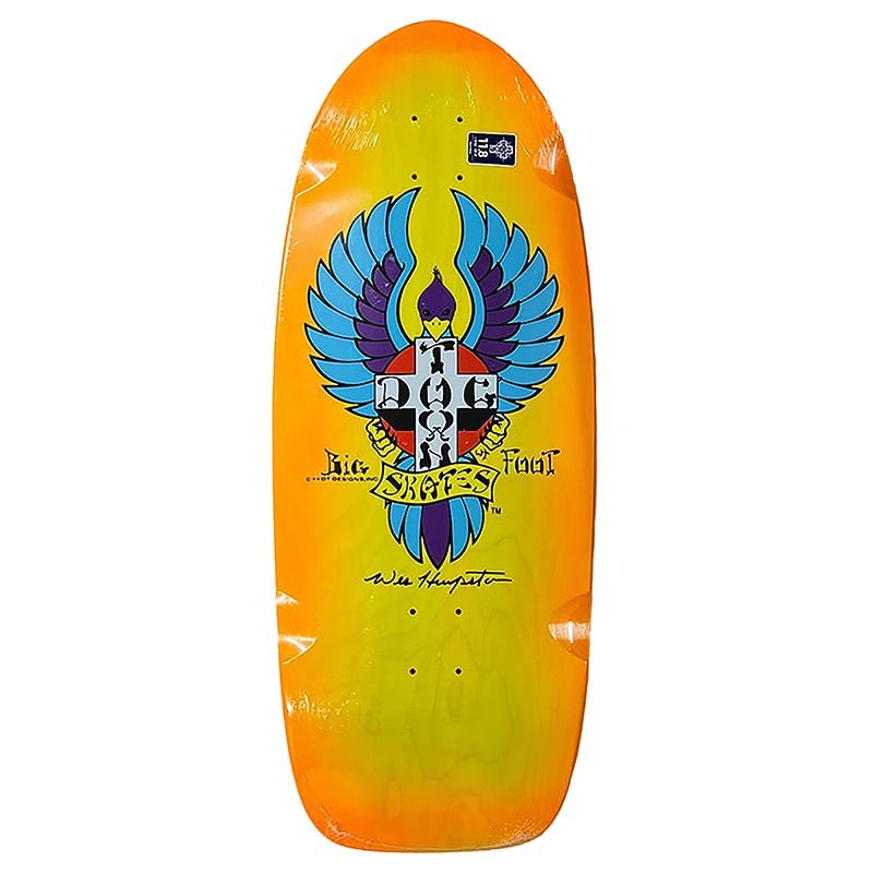 Dogtown Big Foot OG 70’s Rider Deck 11.878 x 30.546 Transparent Fluorescent Yellow / Transparent Orange Fade