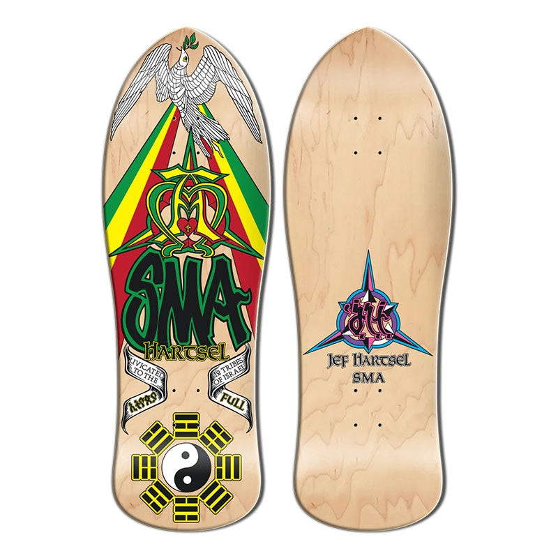 Santa Monica Airlines 10.25 x 31 JEF HARTSEL NATURAL Series 4 Skateboard Deck