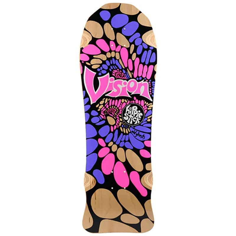 Vision 10 x 30 Hippie Stick Natural Skateboard Deck