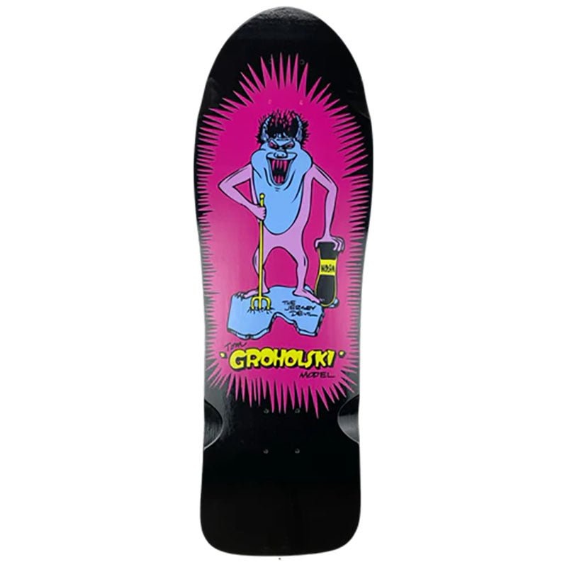 Vision 9.5 x 29.5 BLACK DIP Groholski Jersey Devil Skateboard Deck