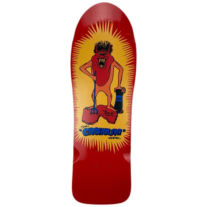 Vision 9.5 x 29.5 RED DIP Groholski Jersey Devil Skateboard Deck